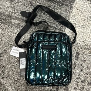 Tahari Wooster Mini Crossbody Bag in color PEACOCK